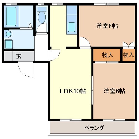 セントラルリバーⅡの物件間取画像